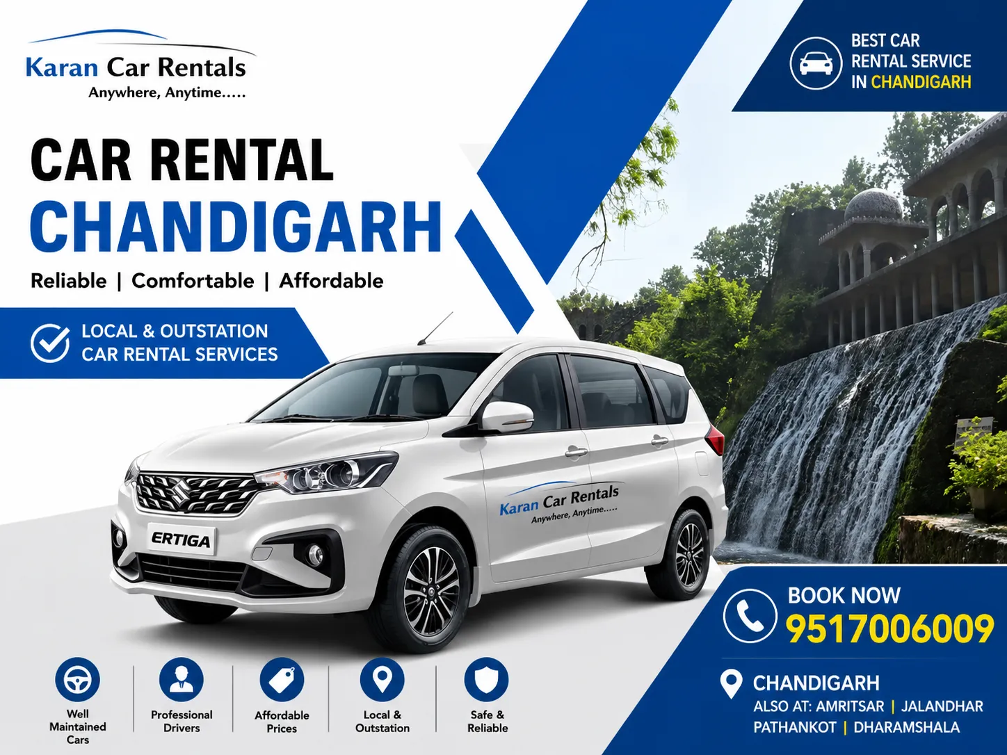 Car Rental In Chandigarh